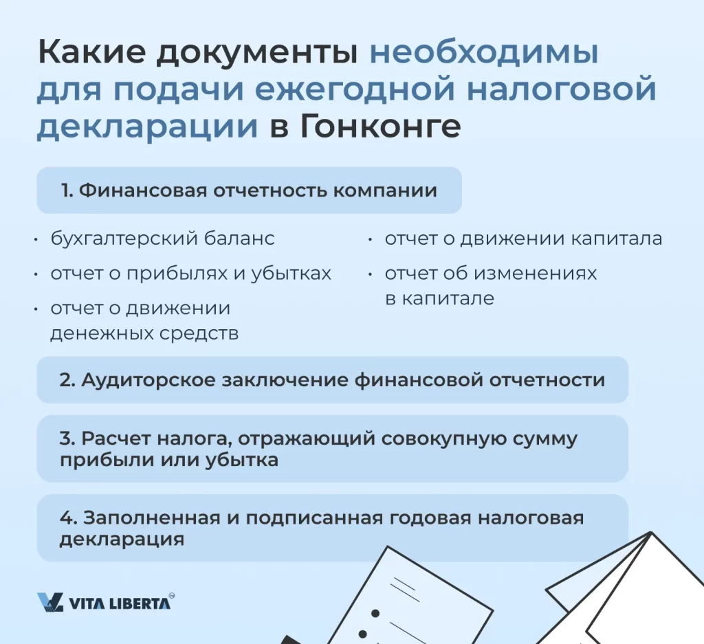 Подача налоговой декларации в Гонконге