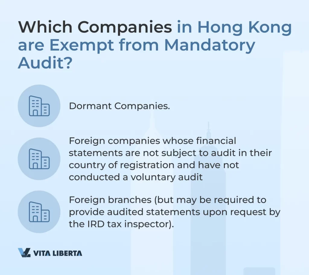 Which Companies in Hong Kong are Exempt from Mandatory Audit?