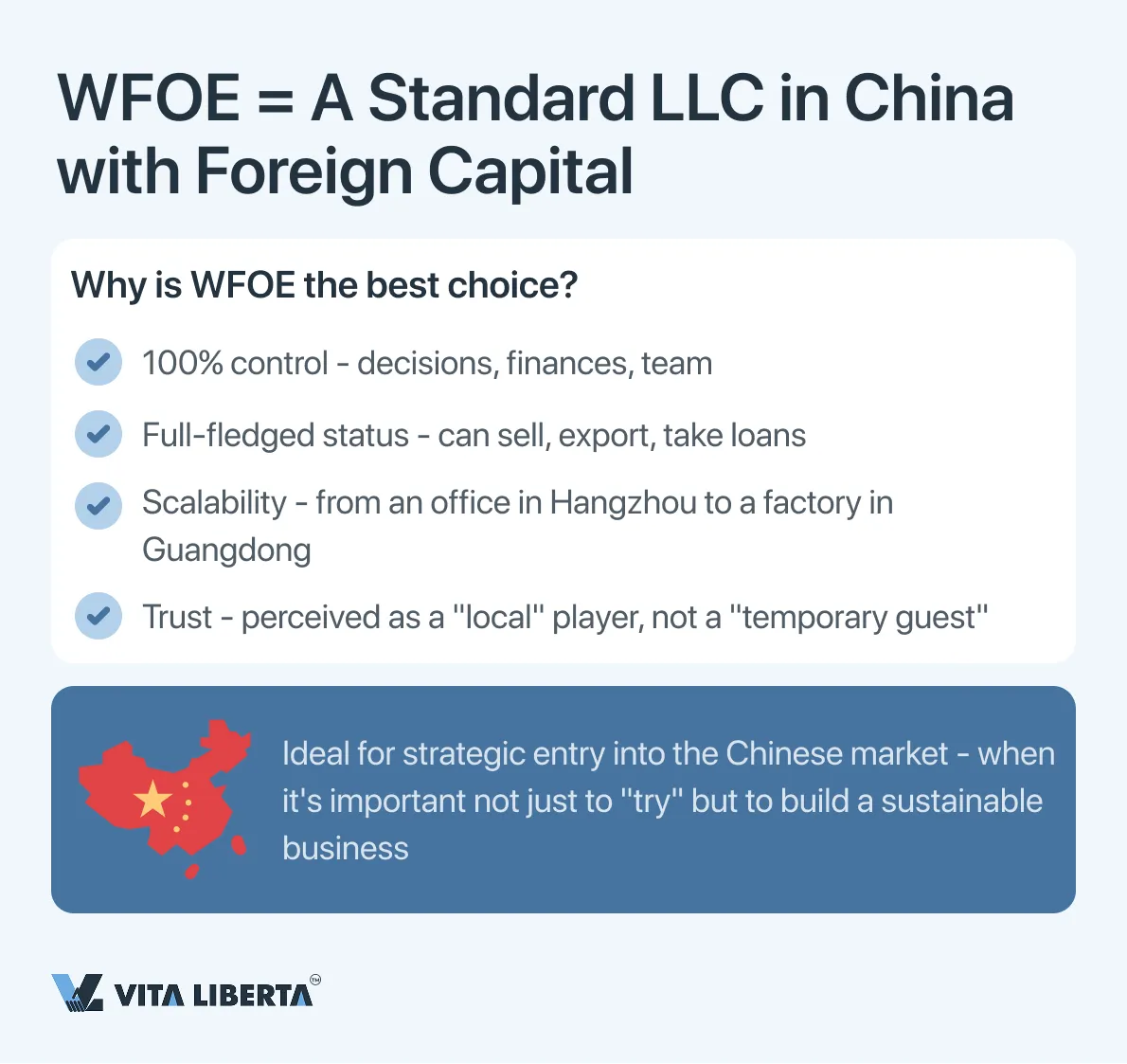 WFOE = A Standard LLC in China with Foreign Capital