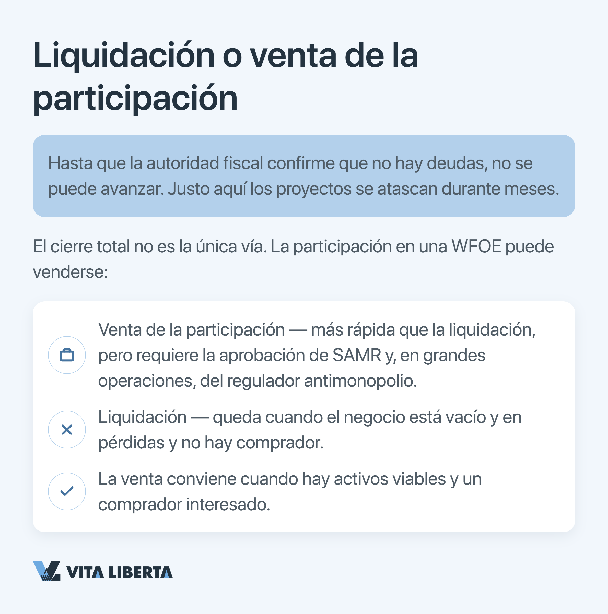 Pasos para cerrar una WFOE en China: comisión de liquidación, conformidad fiscal y repatriación de capital