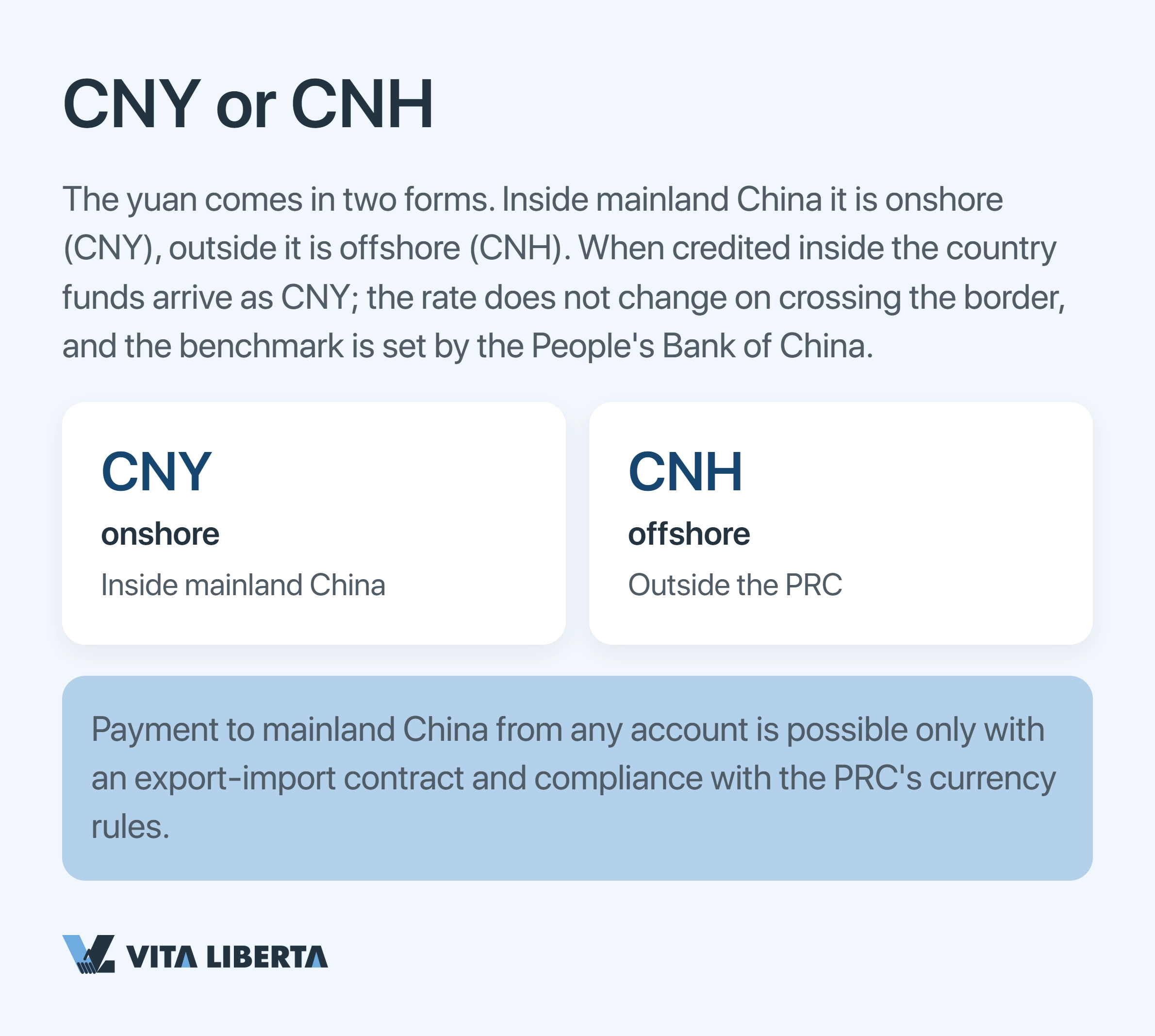 Business paying a Chinese supplier directly in RMB instead of US dollars