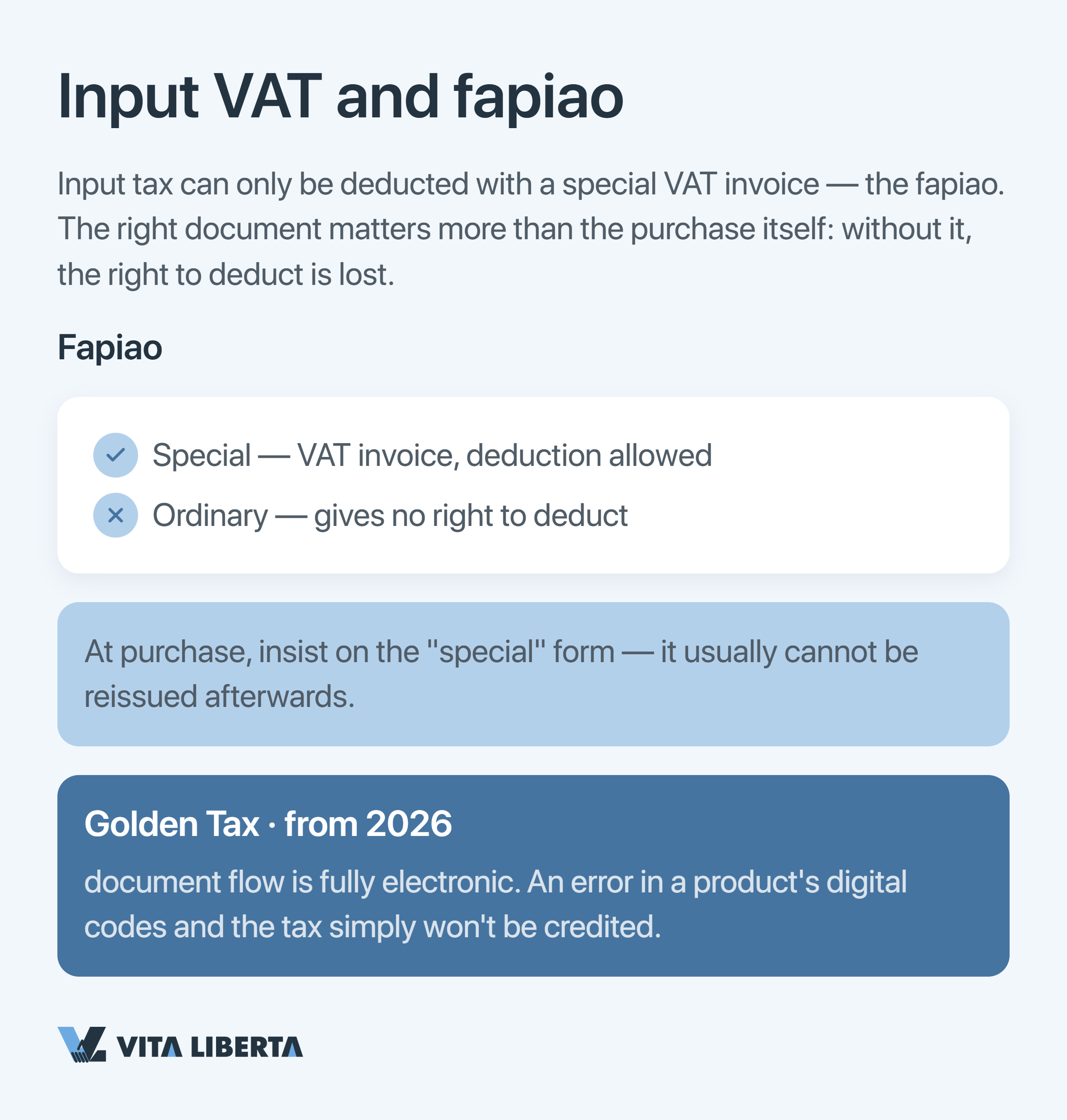 China VAT rates and export refund flow for foreign businesses in 2026