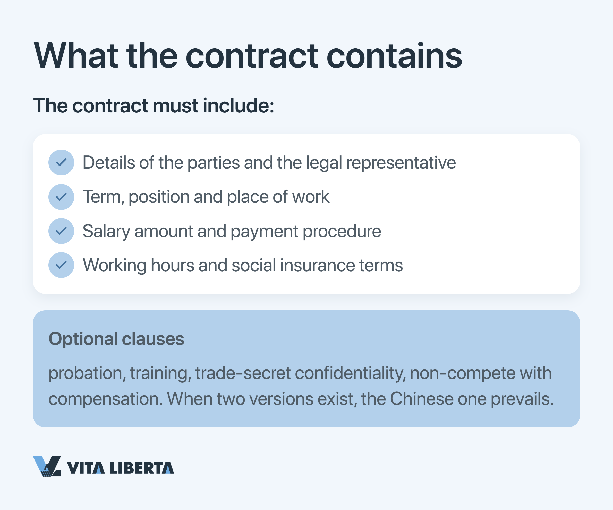 Employer and new hire signing a labour contract in mainland China with social-insurance costs being calculated