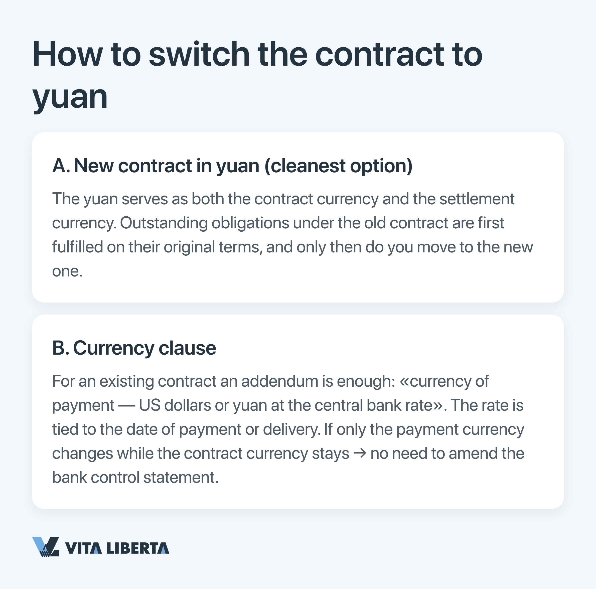 Business paying a Chinese supplier directly in RMB instead of US dollars