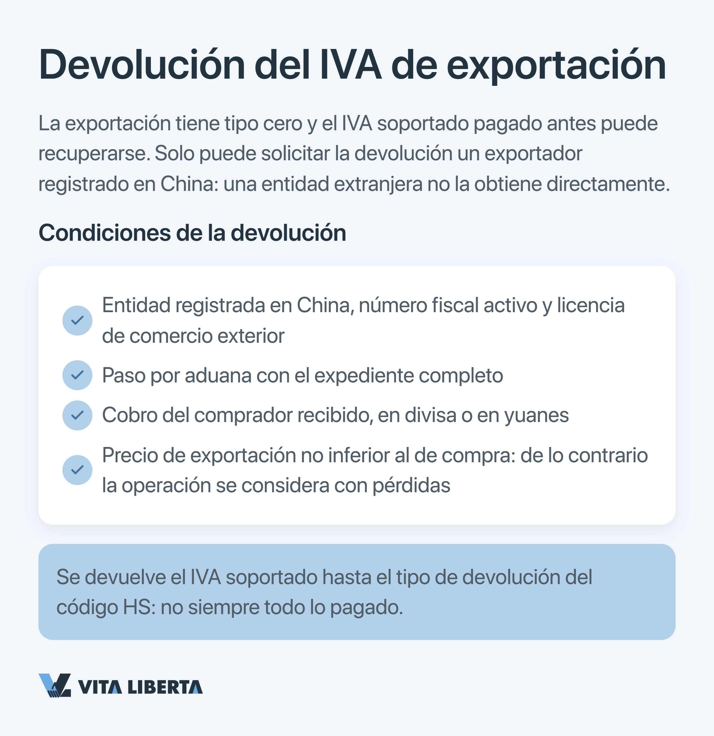 Tabla de tipos de IVA chino del 13, 9, 6 y 0 % con los recortes del reembolso