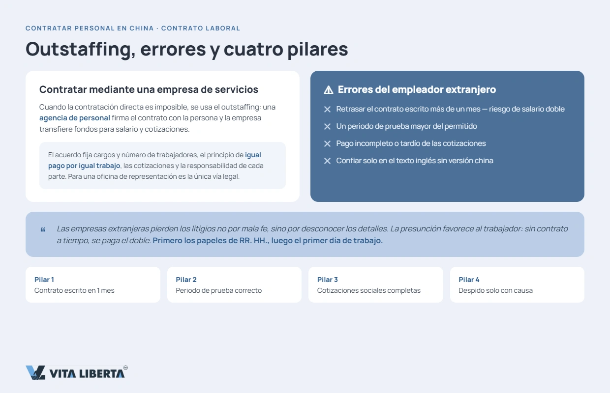 WFOE frente a oficina de representación: quién puede contratar personal directamente en China
