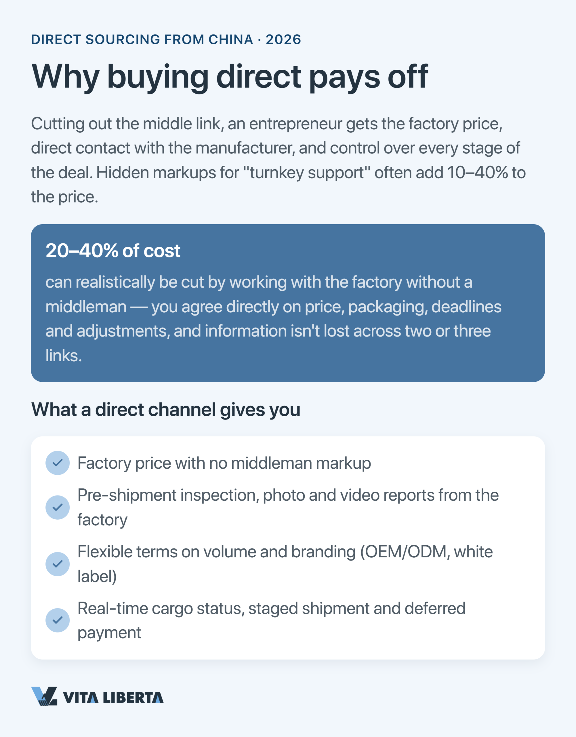 Step-by-step scheme for sourcing direct from Chinese factories without middlemen