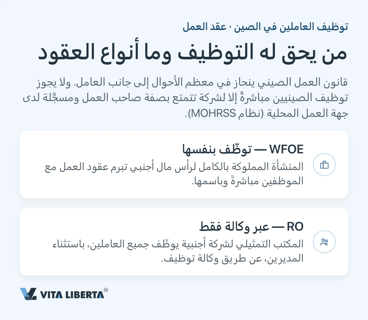 التوظيف في الصين: عقد العمل والتزامات صاحب العمل