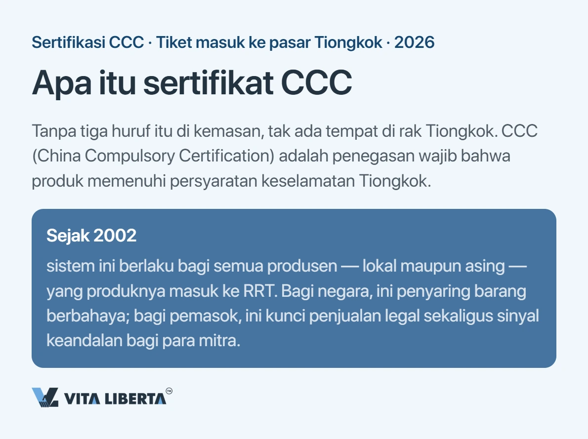 Sertifikasi CCC: Kunci Masuk Produk Anda ke Pasar Tiongkok