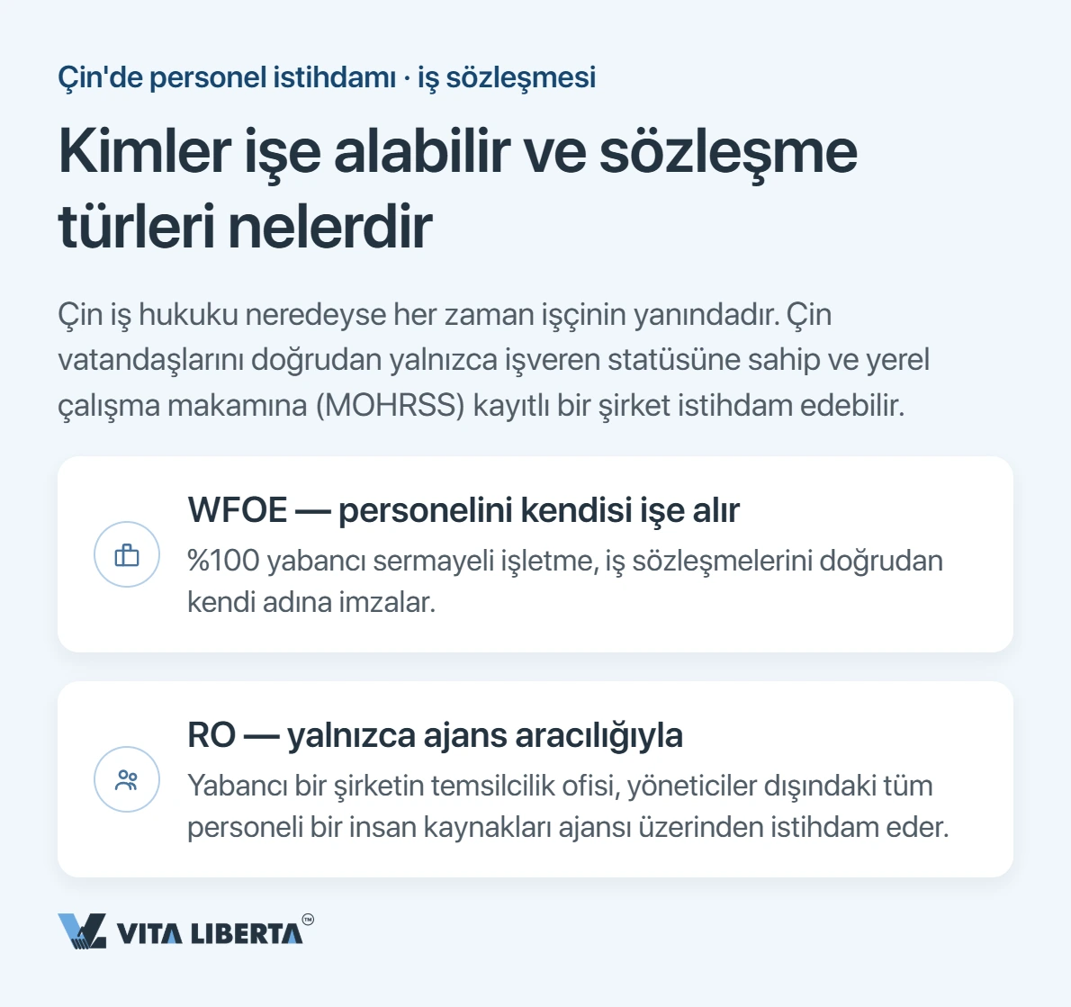 Çin'de personel istihdamı: iş sözleşmesi ve işveren yükümlülükleri