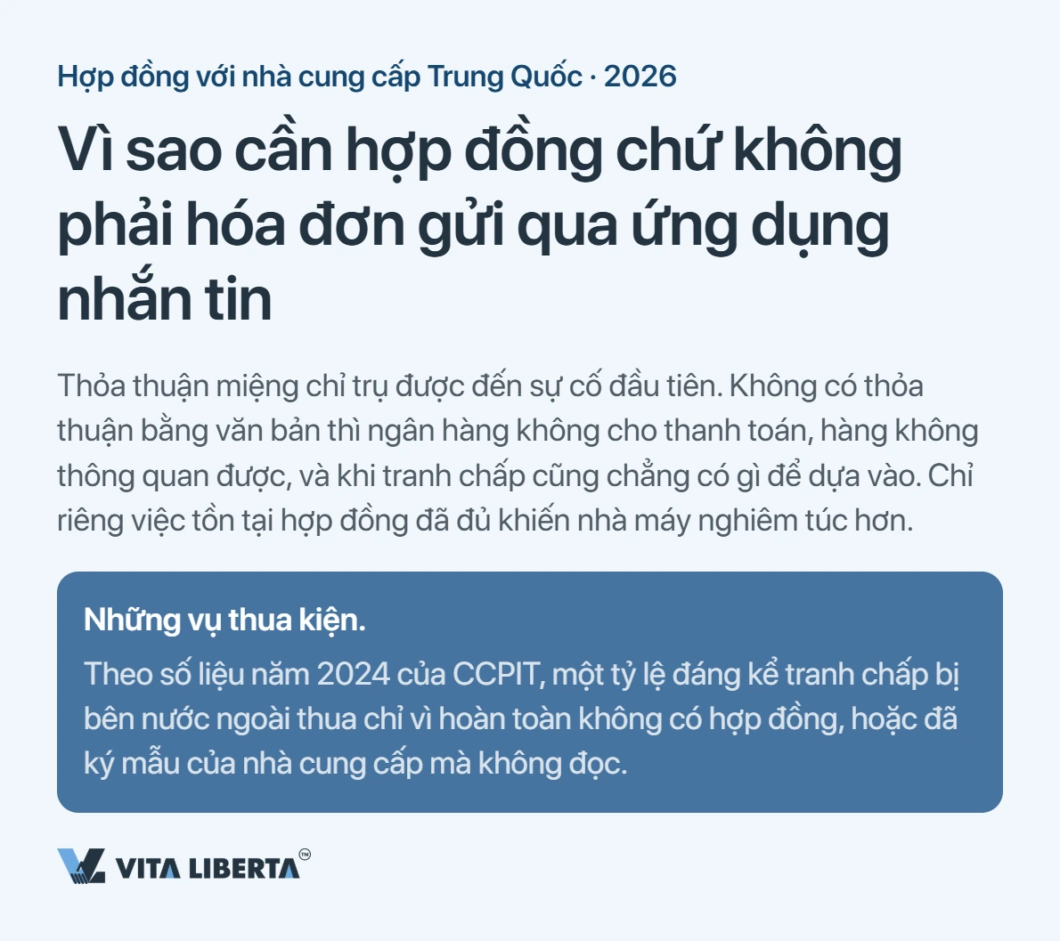 Hợp đồng với nhà cung cấp Trung Quốc: viết rõ những gì để không mất tiền