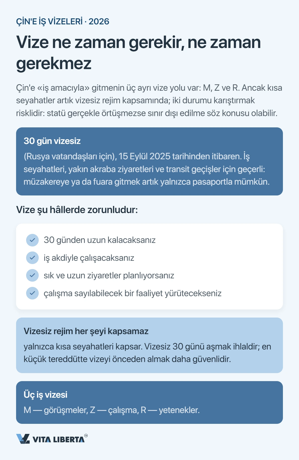 Çin ticari vize rehberi: M, Z ve R arasındaki fark