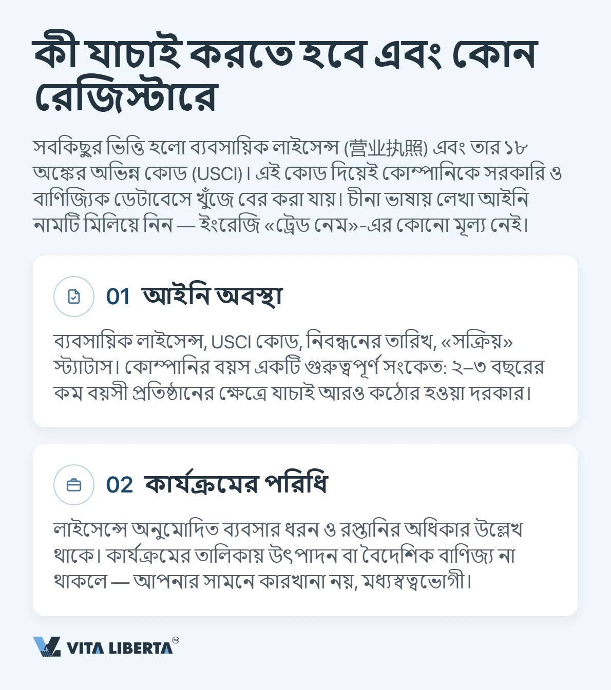 টাকা পাঠানোর আগে আমদানিকারক চীনা সাপ্লায়ারের বিজনেস লাইসেন্স ও ১৮ অঙ্কের কোড NECIPS নথির সঙ্গে মিলিয়ে দেখছেন