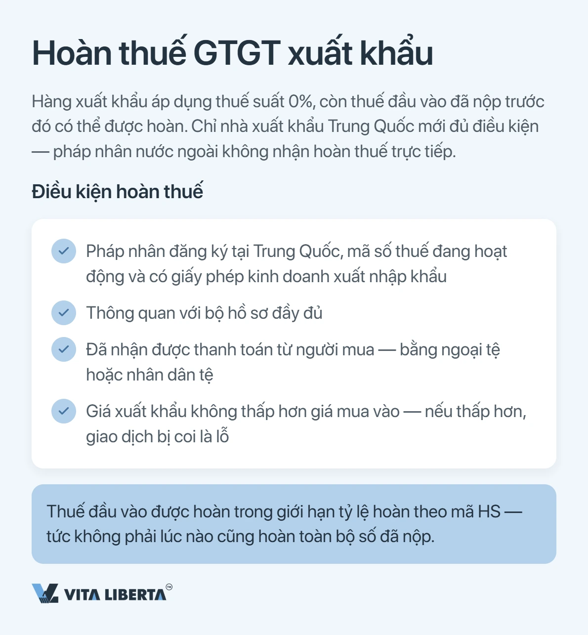 Thuế GTGT Trung Quốc: thuế suất và hoàn thuế xuất khẩu