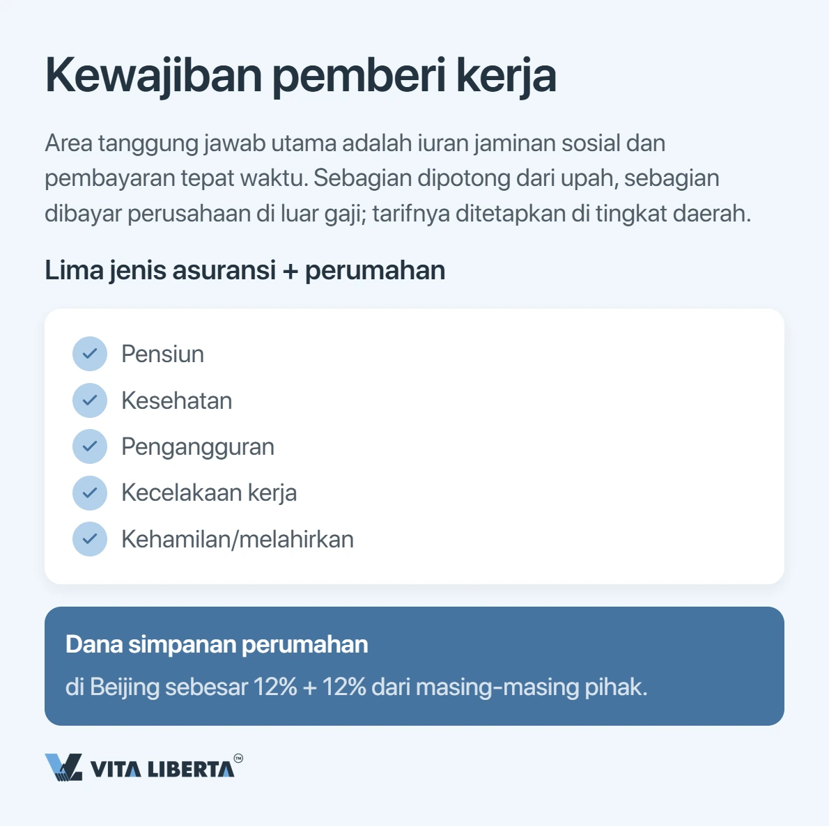 Mempekerjakan karyawan di Tiongkok: kontrak kerja dan kewajiban pemberi kerja