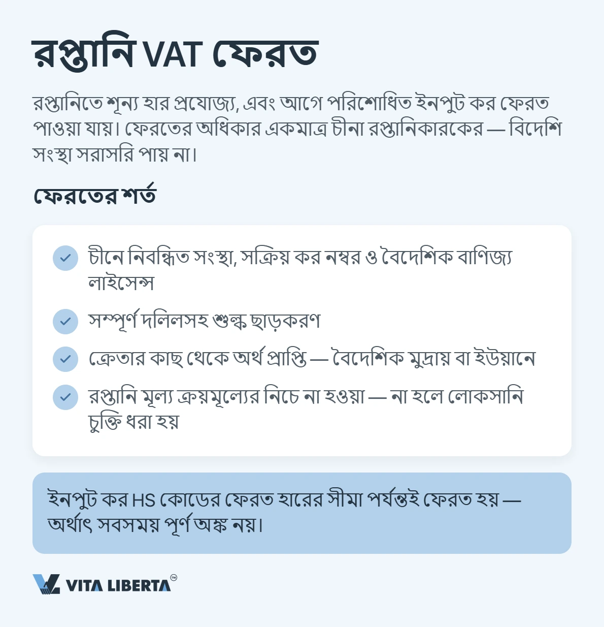 চীনের ভ্যাট: হার ও রপ্তানিতে ফেরত