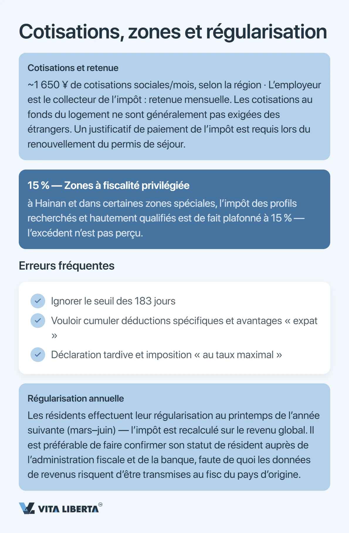 Combien d'impôt sur le revenu un étranger paie-t-il en Chine ?