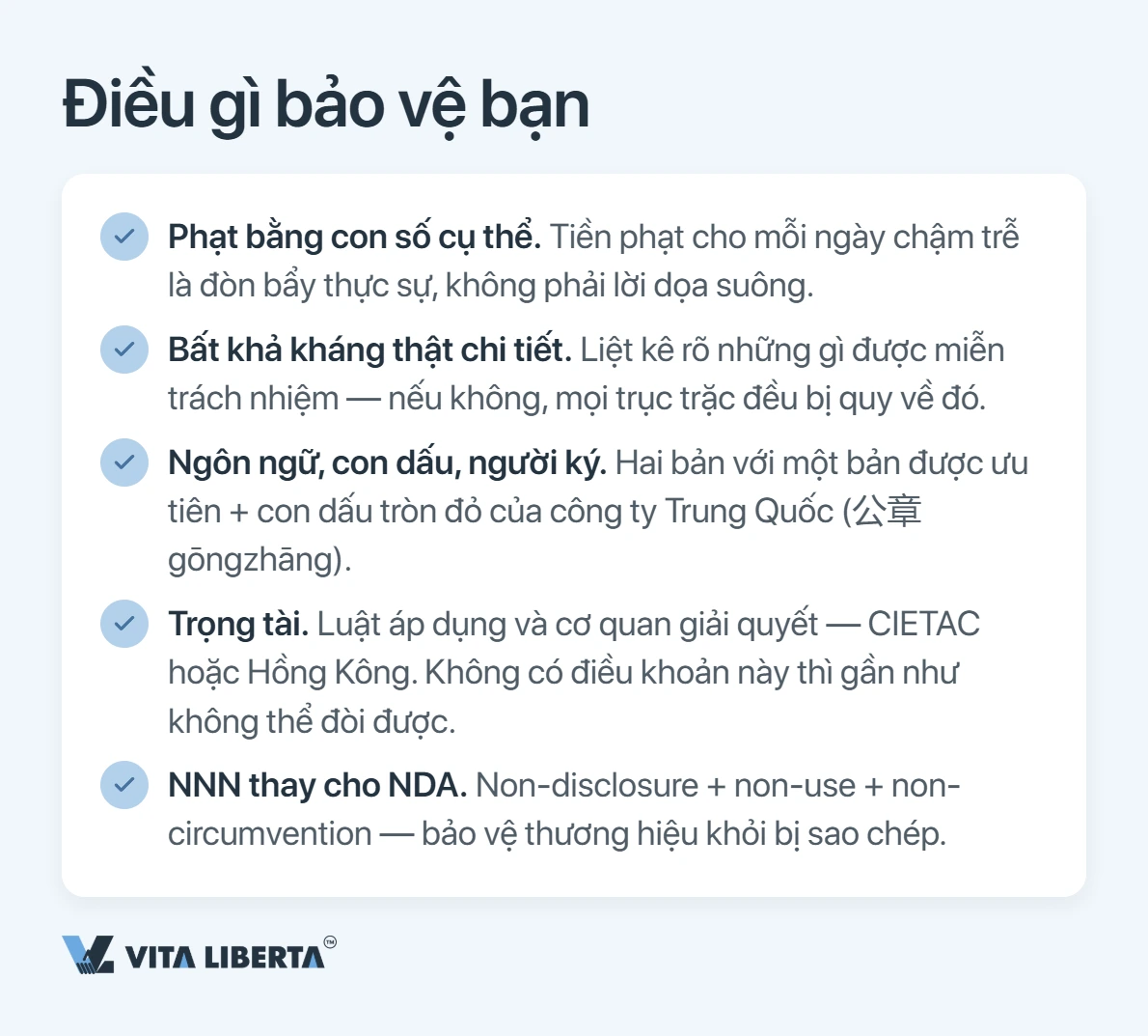 Hợp đồng với nhà cung cấp Trung Quốc: viết rõ những gì để không mất tiền