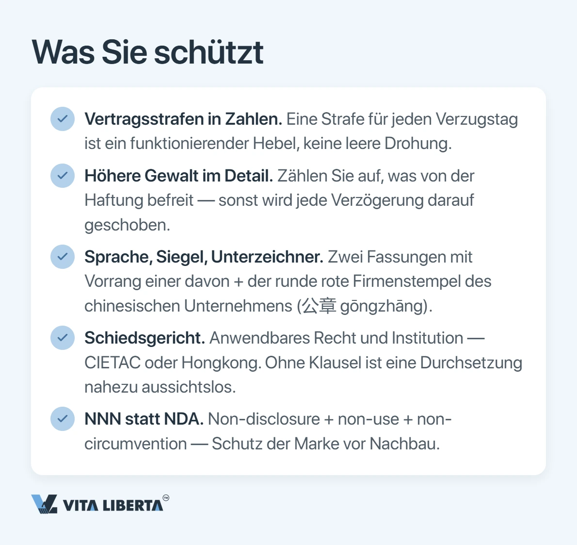 Vertrag mit chinesischem Lieferanten: Was hineingehört, damit Sie kein Geld verlieren