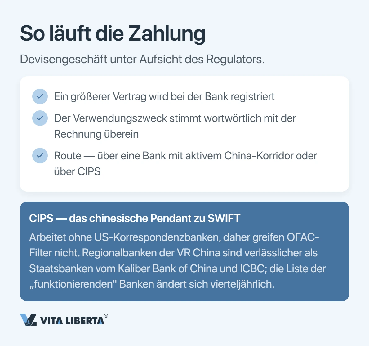 Chinesische Lieferanten direkt in Yuan bezahlen