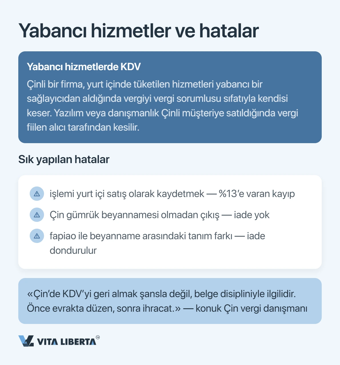 Çin'de KDV: oranlar ve ihracat KDV iadesi