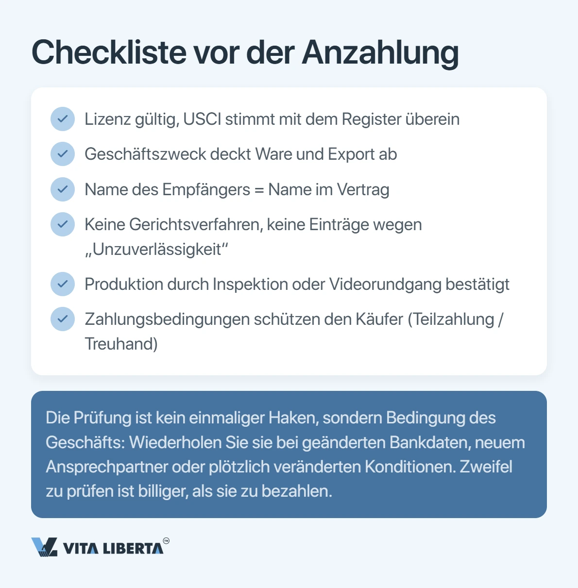 Warnsignale zur Unterscheidung eines echten chinesischen Herstellers von Scheinfirma oder Handelsgesellschaft
